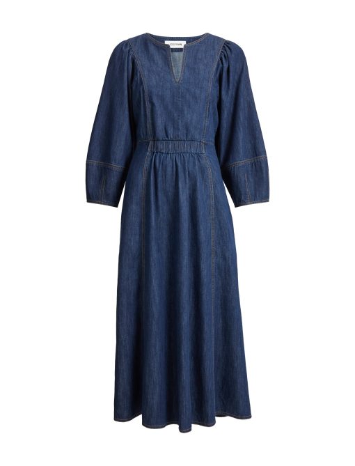 Jude Denim Maxi Dress - Dark Blue：圖片 10