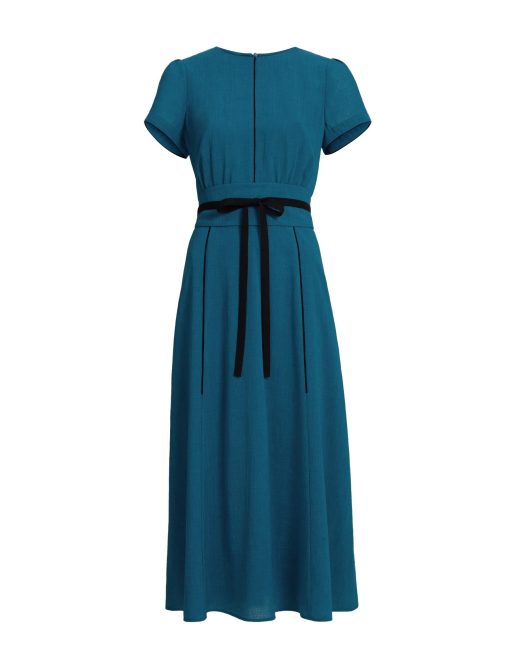 Rosie Techni Voile Maxi Dress - Azure Blue：圖片 14