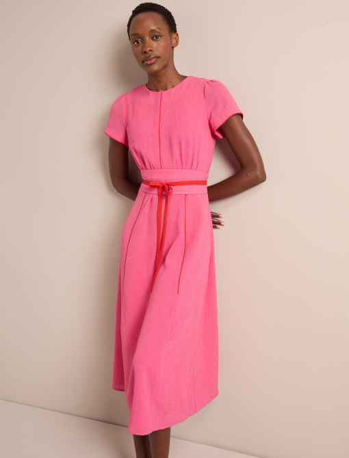 Rosie Techni Voile Maxi Dress - Hot Pink Crimson：圖片 10